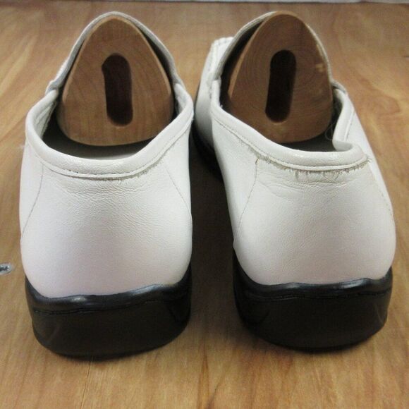 MOOTSIES TOOTSIES 80s 90s White Leather Loafers Womens Sz 8.5 Royal #500077‎ Y2K - Picture 4 of 11